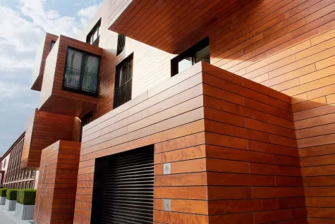 Saxer Holzbau Weiningen GmbH, Holzfassaden